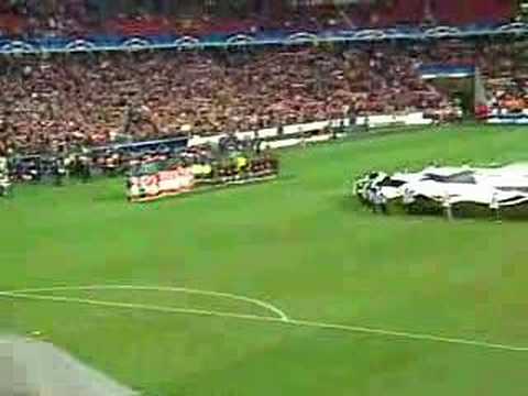 Benfica V Milan Team's Lining Up 28/11/07