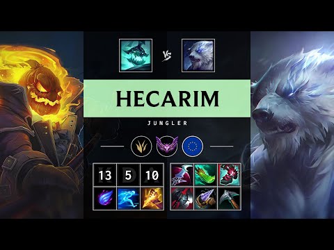 Hecarim Jungle vs Volibear - EUW Master Patch 25.13