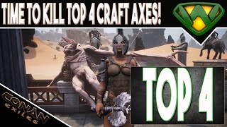 Top 4 Axes time to kill | Conan Exiles 2020
