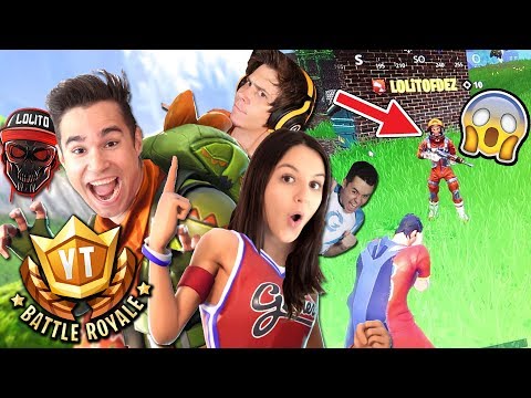 100 YouTubers #YTBattleRoyale Tournament | Fortnite Highlights