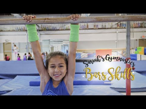 8 Year Old Gymnast Gymnastics Bar Skills| Sariah SGG