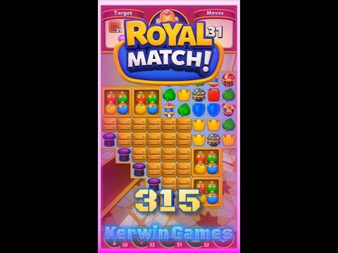 Royal Match Level 315 - Hard Level