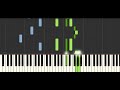 Dean Martin Second Hand Rose Second Hand Heart  [ Easy Piano Tutorial] Synthesia