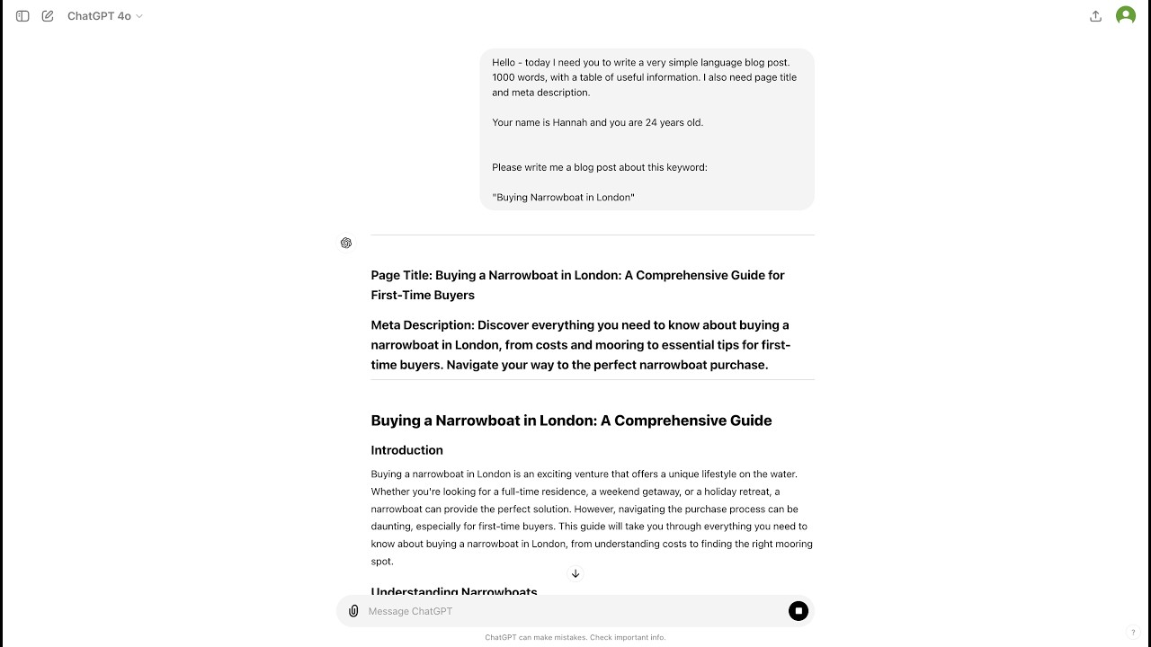 Trying To Get Past Duplicate Content with ChatGPT {Experimenting}