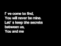 Eyes Set To Kill - The Secrets Between (lyrics ...