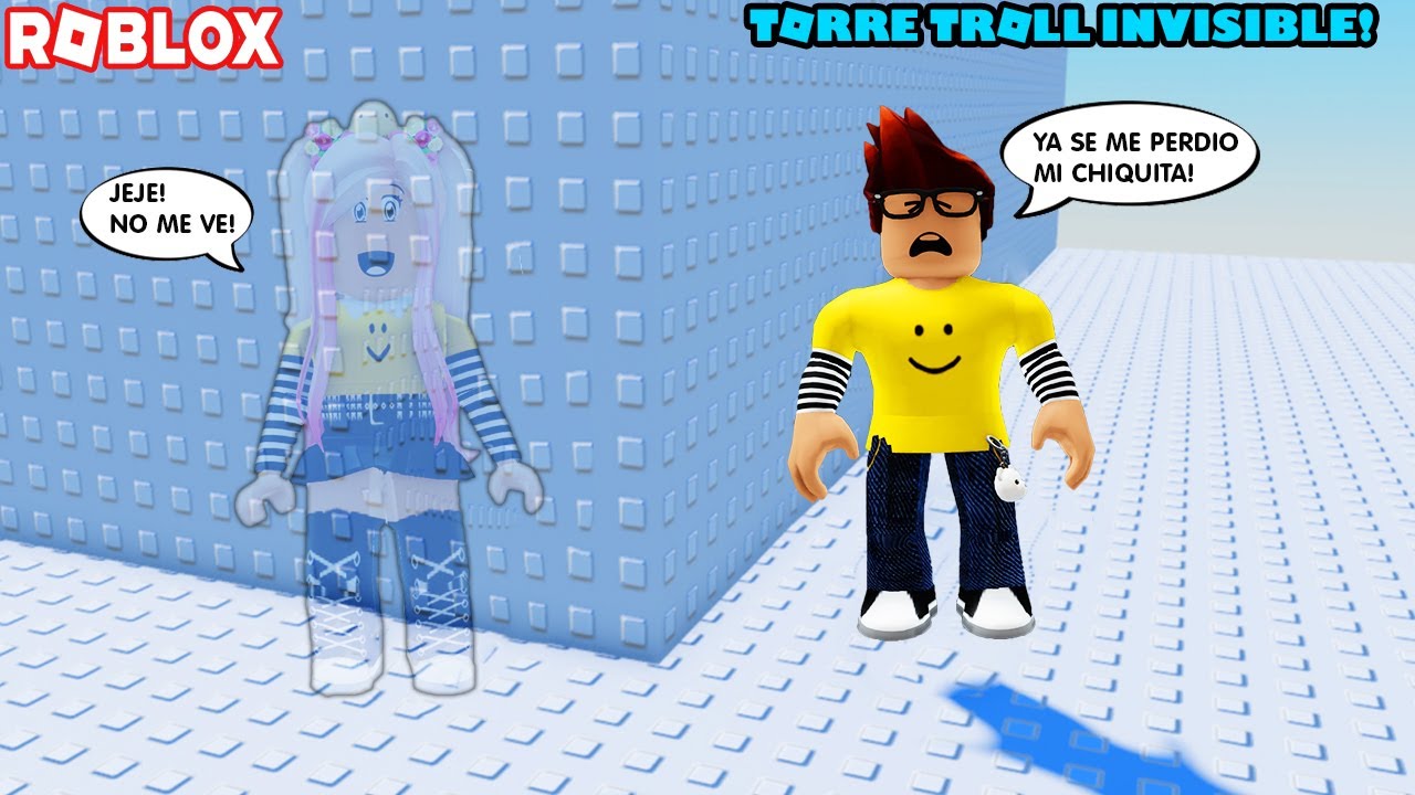 Now I'm trolling Gutti in this invisible troll tower! YEAAA! 🤭😂😂