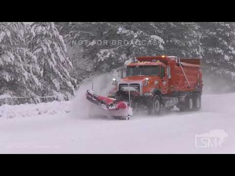 01-16-2023 Flagstaff, AZ - Plowing And Sledding During Heavy Snowfall