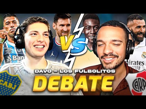 DEBATE CON LOS FUTBOLITOS - ¿MESSI O PELE? ¿BOCA O RIVER? ¿SUAREZ O BENZEMA?