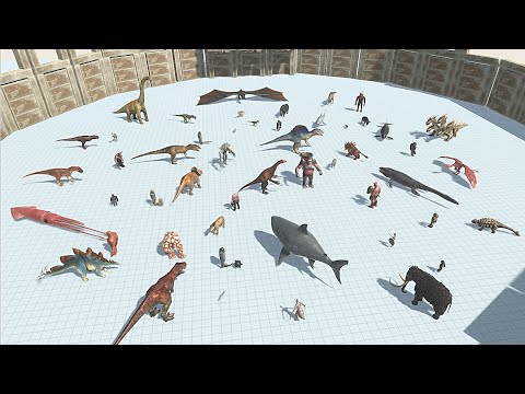 7 STRONGEST FACTION BATTLE ROYALE (RANDOM POSITION) - Animal Revolt Battle Simulator