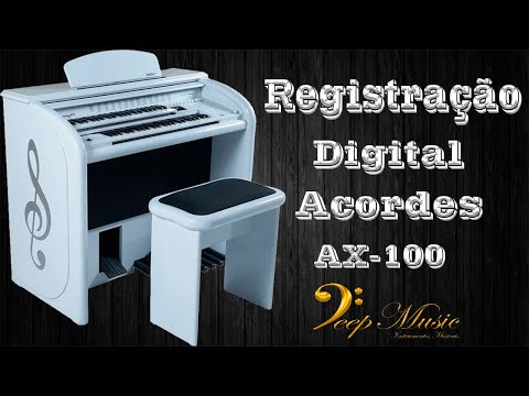Como Configurar Órgão Digital Acordes AX-100 I Deep Music