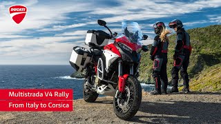 Ducati Exploring from Italy to Corsica with the new Ducati