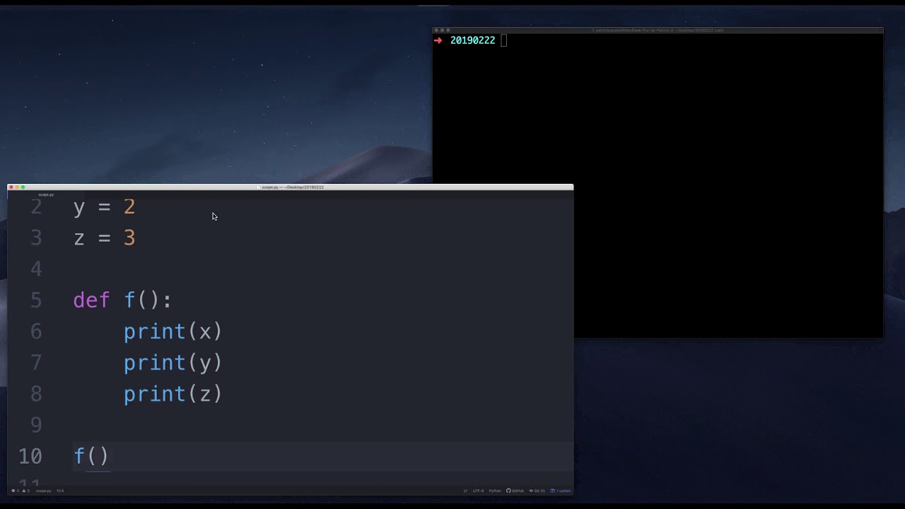 Escopo de variável Global e Local (PYTHON TUTORIAL #36)