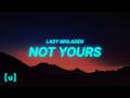 Lady Binladen - NOT YOURS (Lyrics) "I'm not his bih no more"