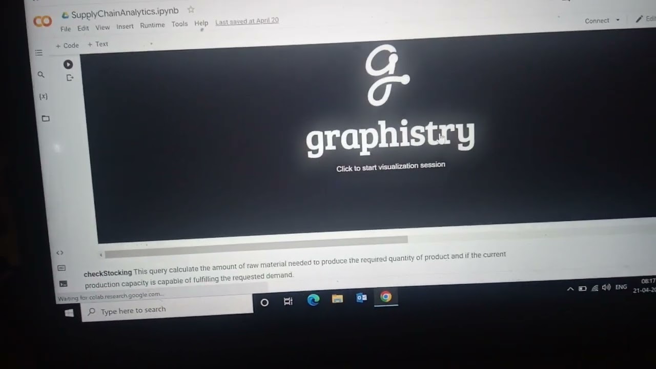 Supply Chain Analytics- Using TigerGraph, Graphistry and plotly