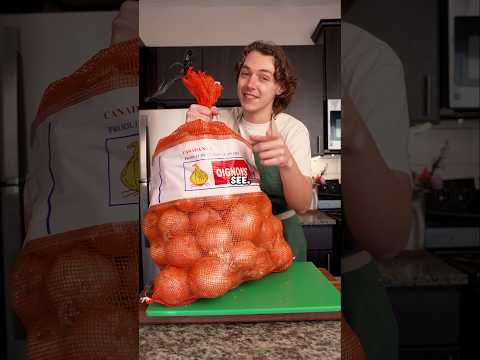 I bought 50 pounds of onions