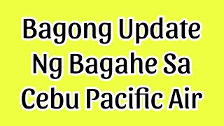 Cebu Pacific New Upgrade For Add Ons