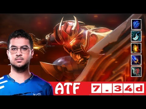[DOTA 2] ATF the DRAGON KNIGHT [OFFLANE] [7.34d]