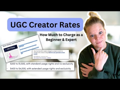 UGC Creator Rates: How Much Should You Charge as a UGC Creator