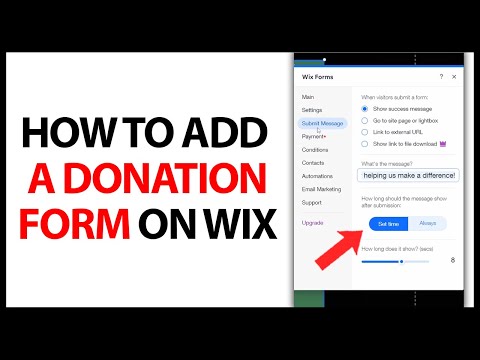How to Add a Donation Form on Wix in 2024