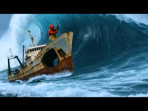 How to FISH on the high seas in 50-meter waves? Braving the Underwater World