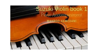 Suzuki violin book 1, piano accompaniment, Go tell Aunt Rhody