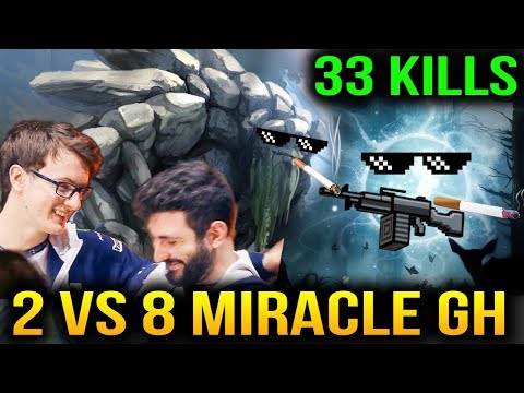 Miracle- MGod GH-God 2 VS 8 - My Teammate Are So Bad Dota 2 7.07c