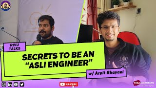 Interview with Arpit Bhayani @AsliEngineering