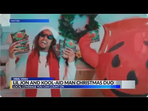 Lil Jon and Kool-Aid man Christmas Duo