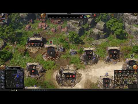 Spellforce 3: Fallen God multiplayer Skirmish Gameplay / Trolls vs Elves