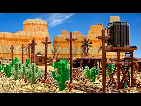 Lego Western Welt Teil 25. - Kakteen, fetter Canyon-Fortschritt und Untergrund
