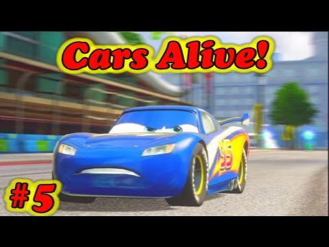 Cars 2 gameplay - Lightyear Lightning race training part 5