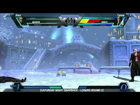 UMVC3 Alex vs Cesar |Saturday Night Snapback 5.5
