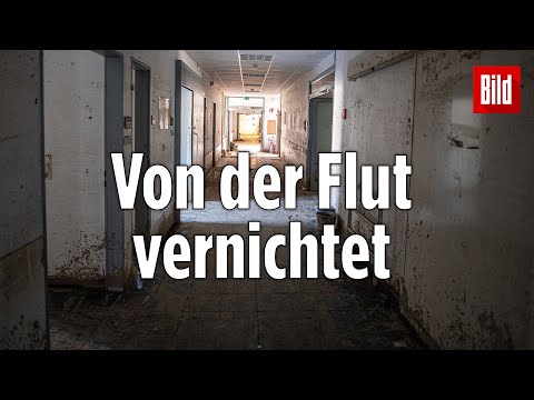 Hochwasser zerstört Krankenhaus (krasse Bilder) | NRW