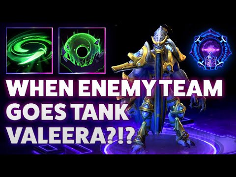 Zeratul VP - WHEN ENEMY TEAM GOES TANK VALEERA?!? - Grandmaster Storm League