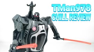 STAR WARS TRANSFORMERS SITH STARFIGHTER DARTH VADER CHILL REVIEW