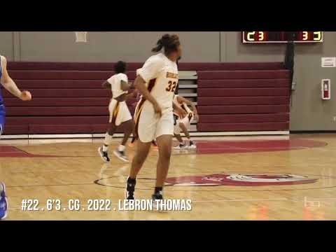 Lebron Thomas - CG, 6'3, 2022 - Trinity-Byrnes Collegiate School