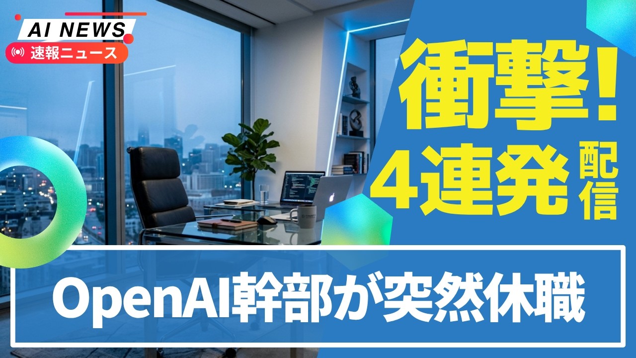 【悲報】Claude制限強化でOpenAIは逆に上限解除！Microsoft新AIモデル3つ同時発表＆DeepMind極秘「マリオ計画」が頓挫＆中国でAIメガネのカンニング急増！