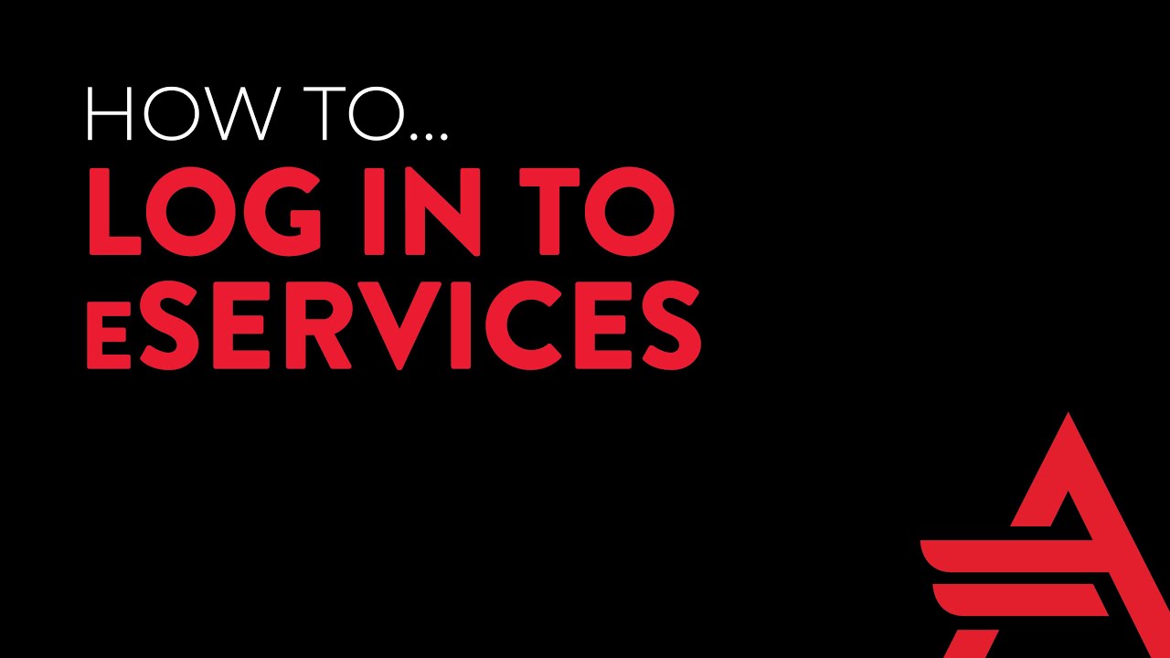 How to Log In to eServices