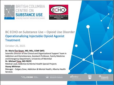 Operationalizing Injectable Opioid Agonist Treatment (OUD ECHO Special Session)