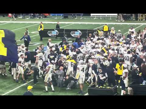 2023.12.02 Mr. Brightside at Lucas Oil Stadium as Michigan defeats Iowa in Big Ten Championship Game