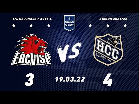 19.03.2022 EHC Viège - HC La Chaux-de-Fonds (3-4)