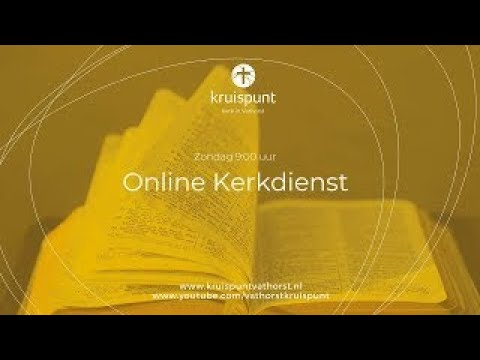 Kerkdienst Kruispunt Vathorst 25 Oktober 2020 - 10:00 uur