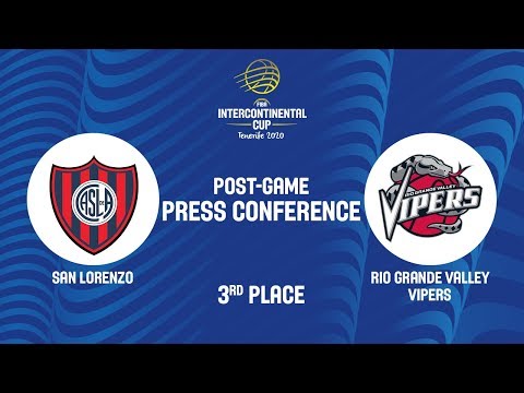 San Lorenzo v Rio Grande Vipers - 3rd Place Game Press Conf - FIBA Intercontinental Cup 2020