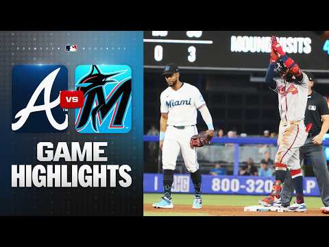 마이애미 VS 애틀랜타 3:9 MLB 스포츠하이라이트