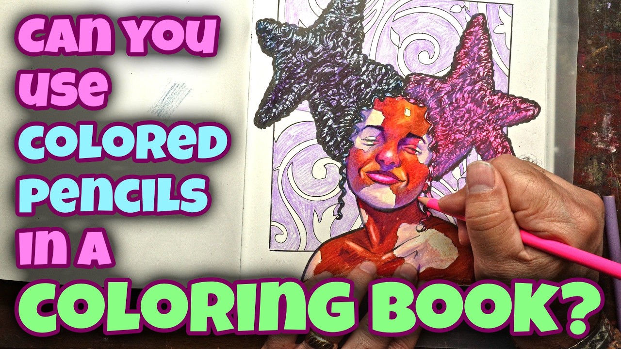 I'm Coloring in My Coloring Book with Colored Pencils (how many times can I type color?)