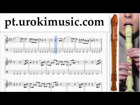 Curso de Flauta Doce G. P!nk - What About Us Tablatura Parte#2 um-i372