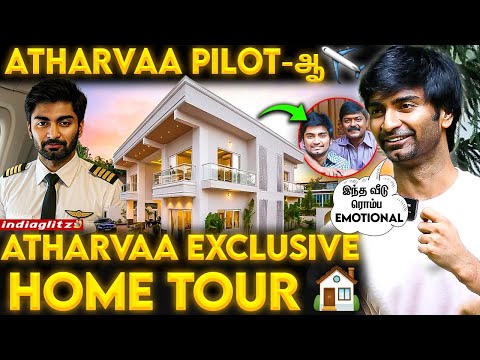 I wanted to be a pilot but I became an actor 😎 Atharvaa Home Tour
