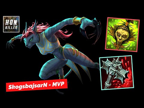 HoN The Madman SHRUNKEN HEAD with BRUTALIZER - MVP