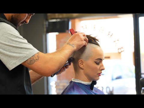 Megan the haircut queen tries a new barber