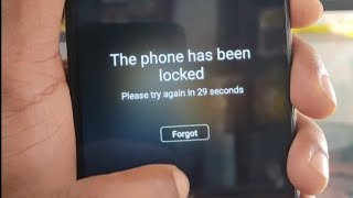 The Phone has been Locked | How to Unlock Vivo 1806 Unlock